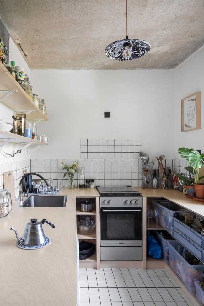 Painters' Apartment. An architecture in tune with life, which is always finding a way