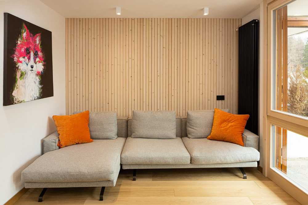 The restyling of WRC House. An elegant style revamped with bold material touches