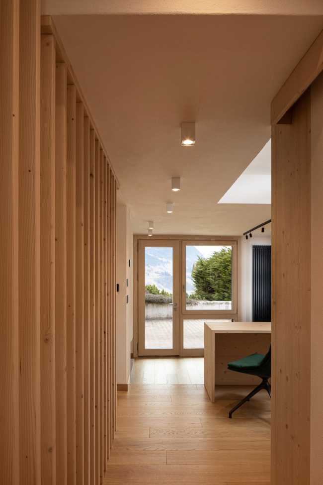 The restyling of WRC House. An elegant style revamped with bold material touches