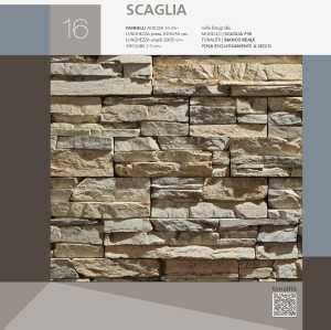 Stone cladding Panel Profile model Scale