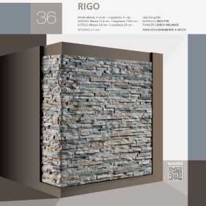 Stone cladding Panel Profile model Rigo