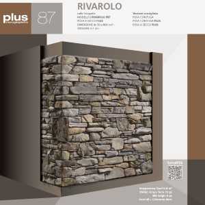 Stone cladding with spontaneous profile Rivarolo Geopietra