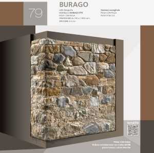 Stone cladding with a spontaneous profile - Burago Geopietra