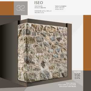 Revestimiento de piedra modelo de perfil de trabajo incierto Iseo