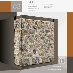 Stone cladding of an uncertain Opera Iseo model