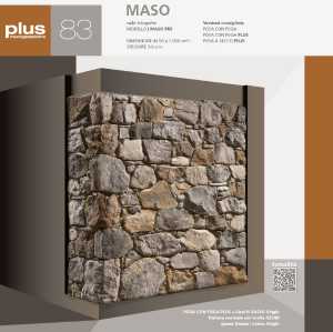 Revestimiento de piedra perfil de trabajo incierto modelo Maso