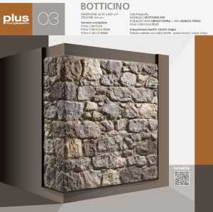 Revestimiento de piedra perfil de trabajo incierto modelo Botticino