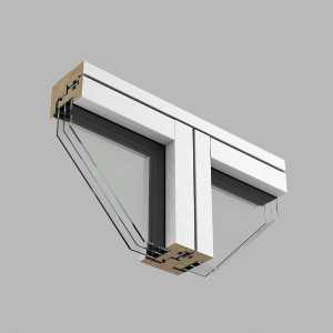 Casement window door