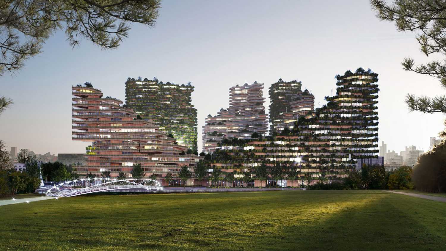 Mitosis porta l'architettura rigenerativa biofiliaca a sviluppi urbani su larga scala. Una soluzione architettonica che