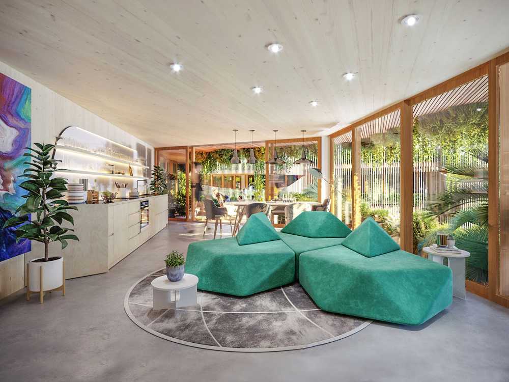 Mitosis porta l'architettura rigenerativa biofiliaca a sviluppi urbani su larga scala. Una soluzione architettonica che