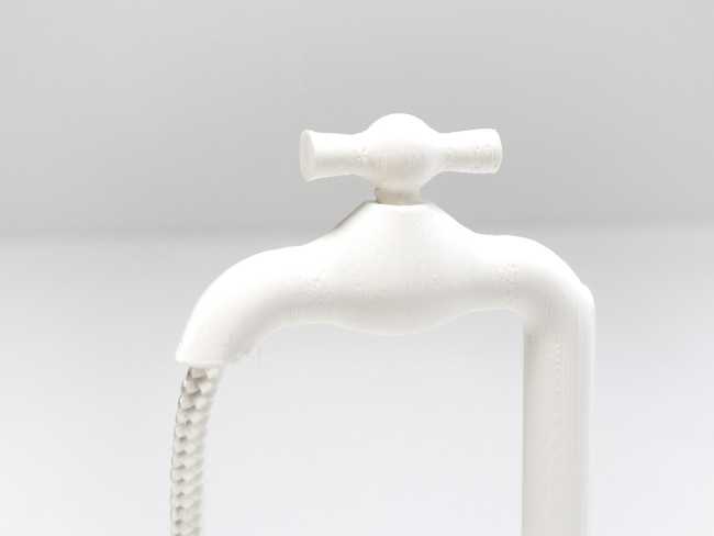 Iconic design of a simple but functional watering system for pot plants: the TapWire