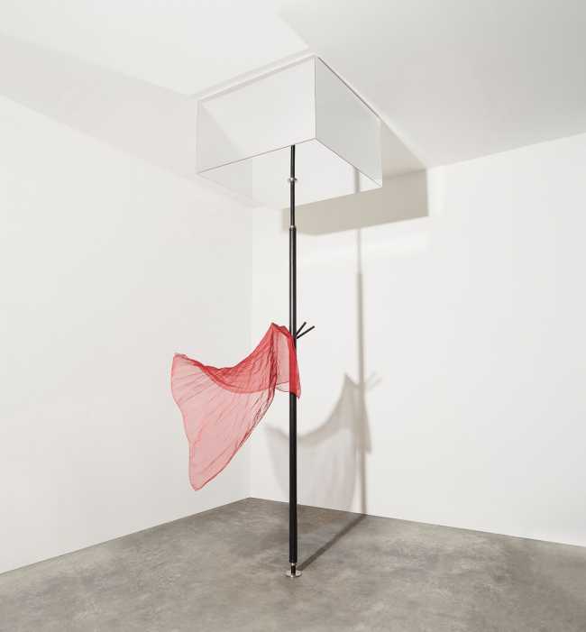 Pole: coat rack or storage space?