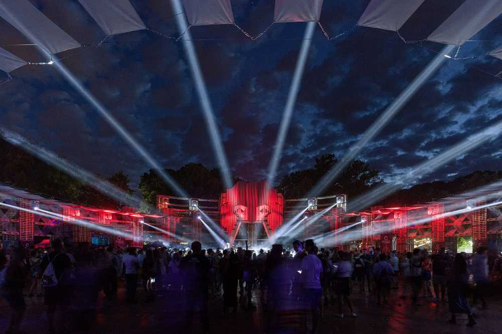 Nueva edición del Coliseo en el Sziget Festival. Un anfiteatro construido con palés reutilizables