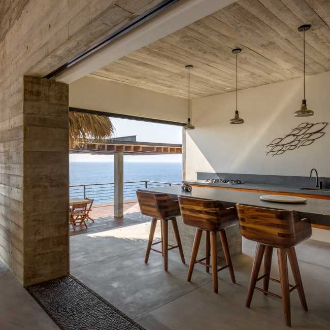 Casa Acantilado. Arquitectura ininterrumpida con el Pacífico