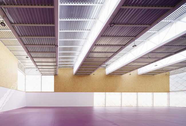 Multipurpose center in Matagorda. A volumetric tetris concept of a clear, compact and organic architecture