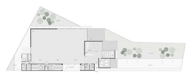 Multipurpose center in Matagorda. A volumetric tetris concept of a clear, compact and organic architecture