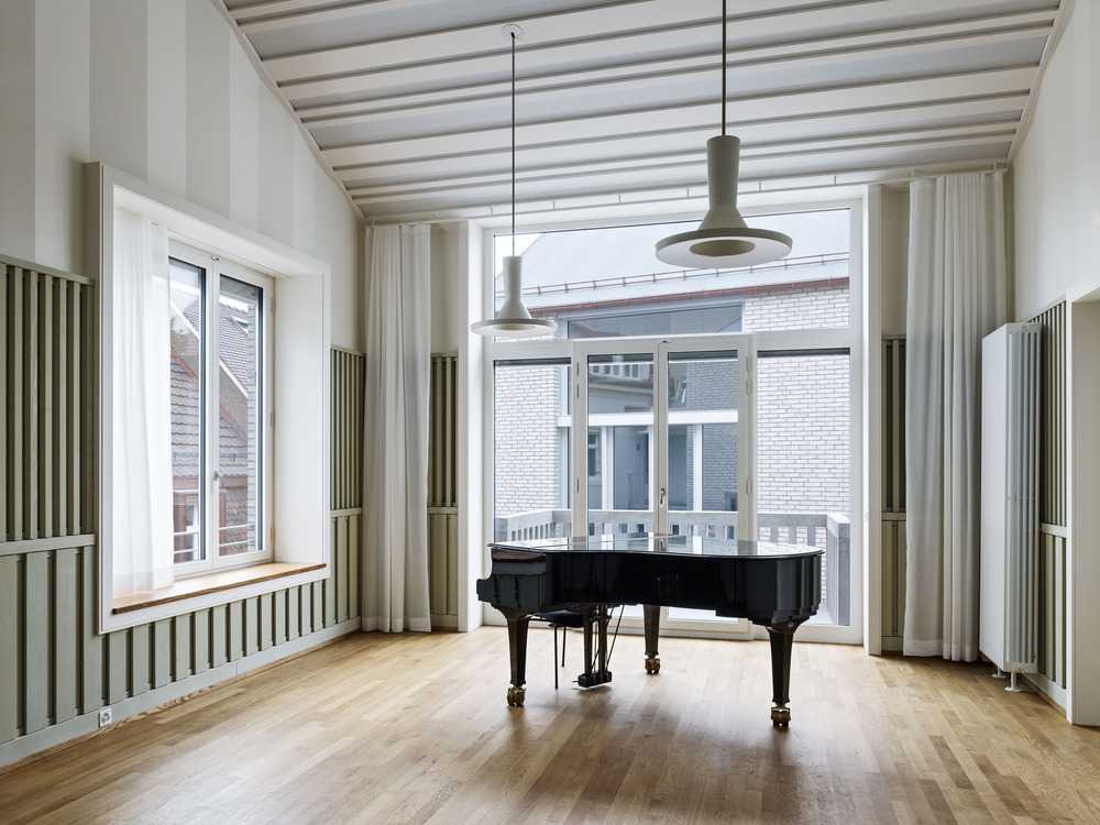 Jazz Campus en Suiza. La improvisación musical y la planificación arquitectónica se entremezclan en un solo ambiente