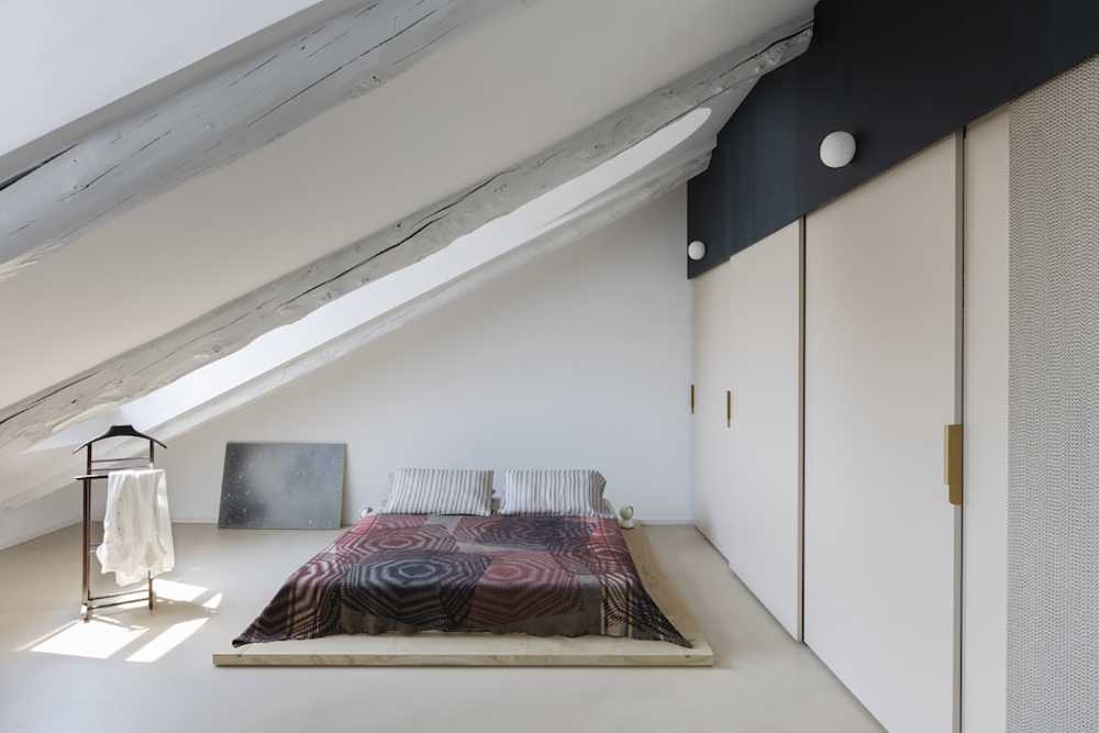 Tailored furnishings and inspiring living spaces in GN Apartment. Metamorphosis of an attic in the heart of Turin