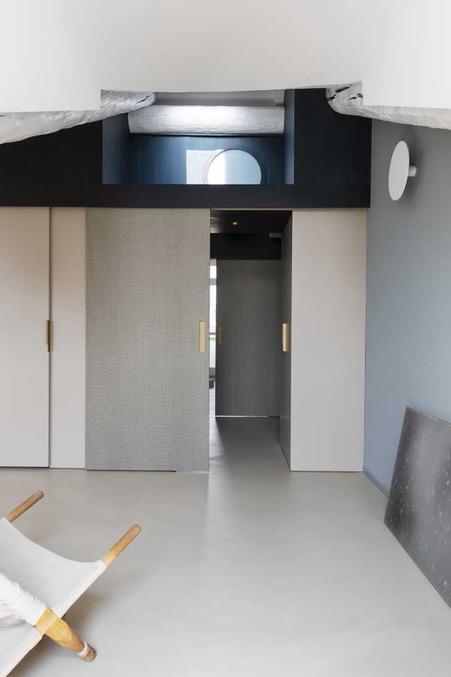 Tailored furnishings and inspiring living spaces in GN Apartment. Metamorphosis of an attic in the heart of Turin