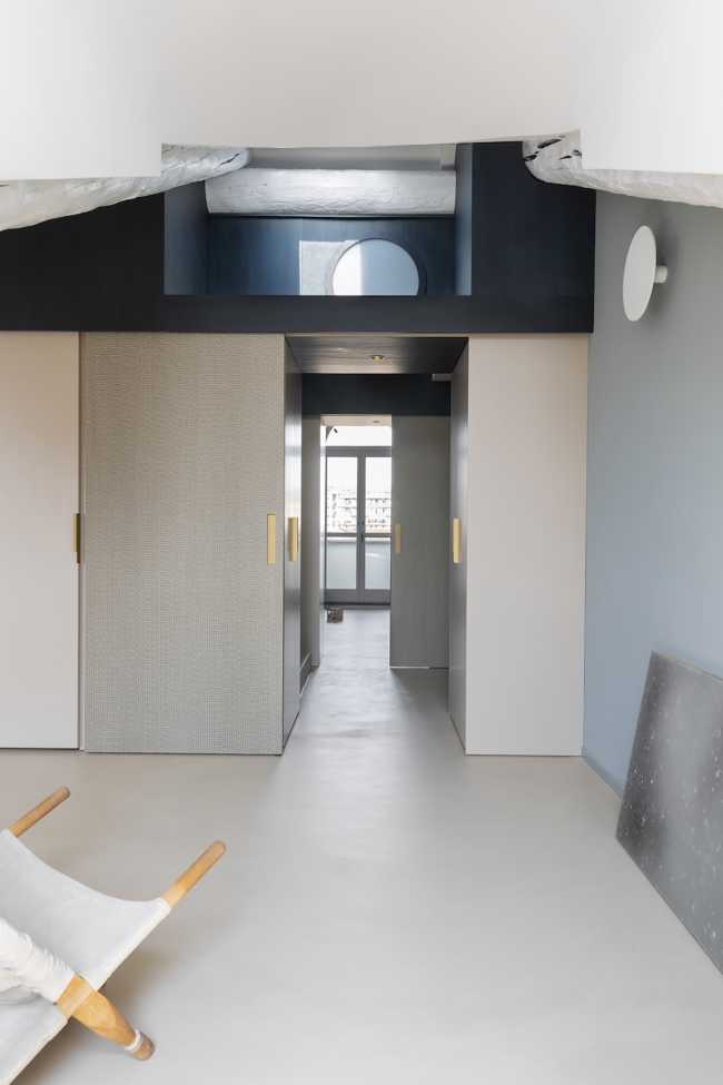 Tailored furnishings and inspiring living spaces in GN Apartment. Metamorphosis of an attic in the heart of Turin