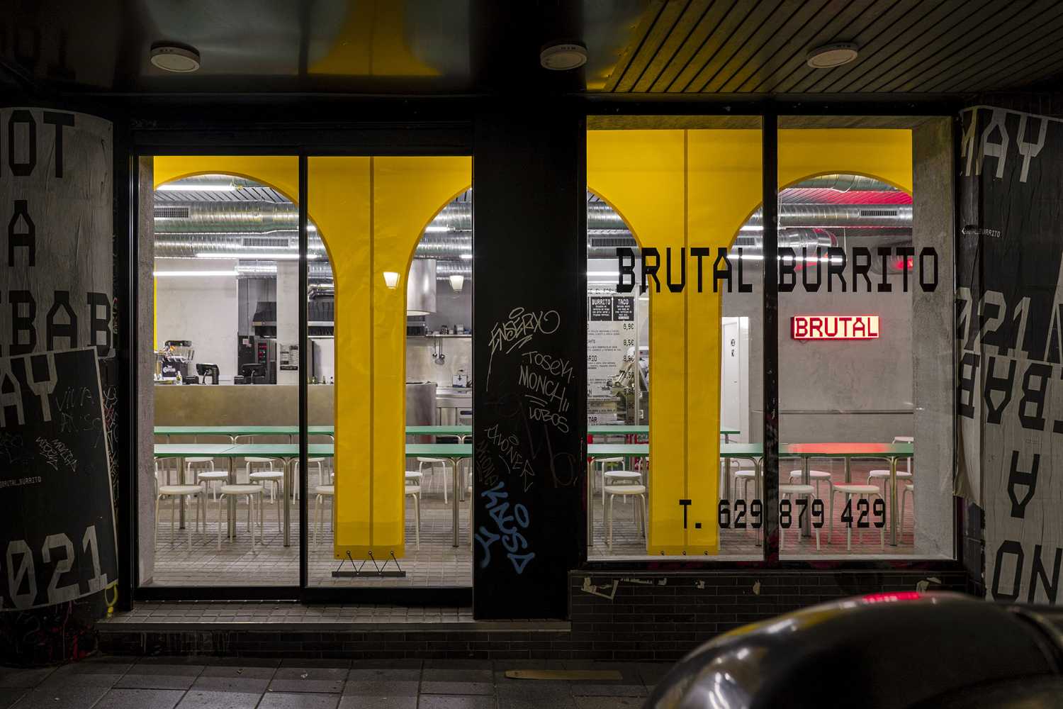 Espontaneidad y reversibilidad en el diseño de Brutal Burrito