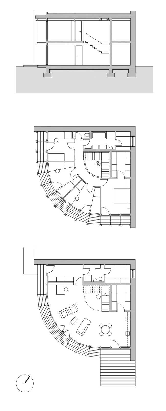 Luce, calore, terra e acqua. Una casa che si apre al sole riflettendo lo stile di vita ecologico dei suoi abitanti