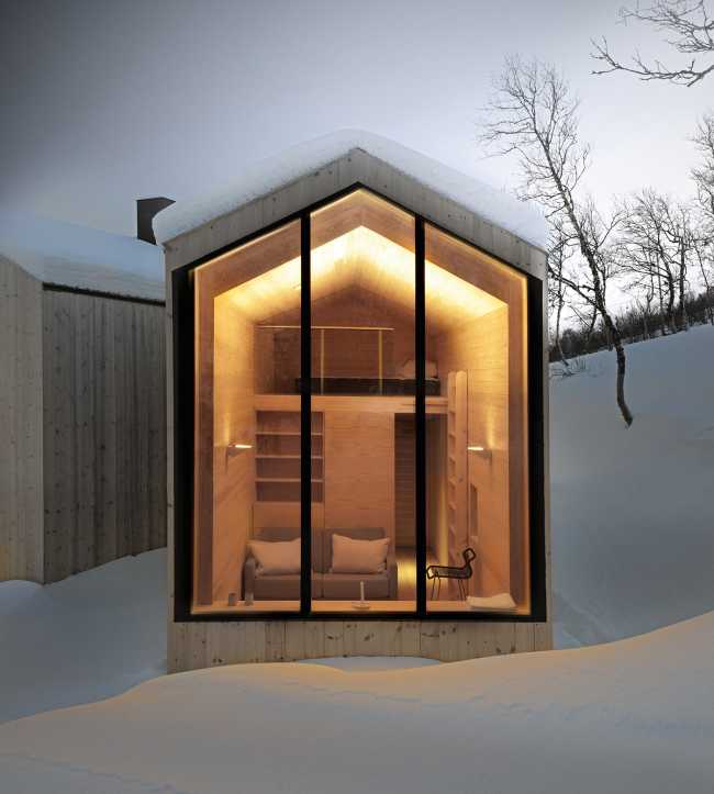 La belleza del Split View Mountain Lodge entre forma y materialidad