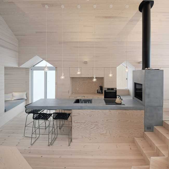 La belleza del Split View Mountain Lodge entre forma y materialidad.