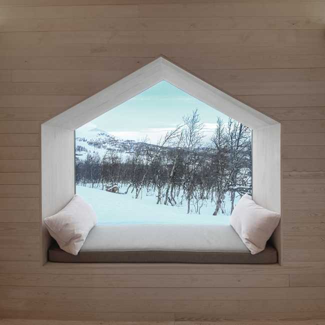 La belleza del Split View Mountain Lodge entre forma y materialidad.