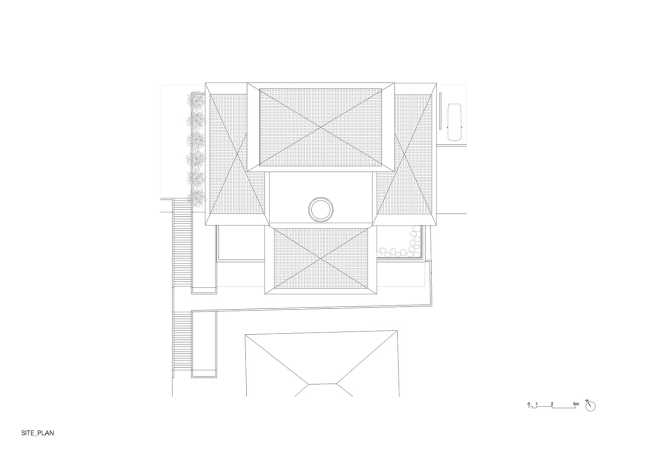 The Fang Zhang Building, an organic unity of form and content. Space inspired by the kong-vacuum concept in order to transcend the mundane