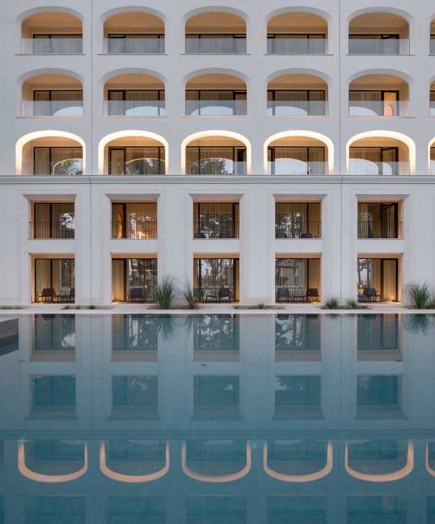 Aquahouse Hotel & SPA. Soil, rock, water and sand inspiration for wellness design