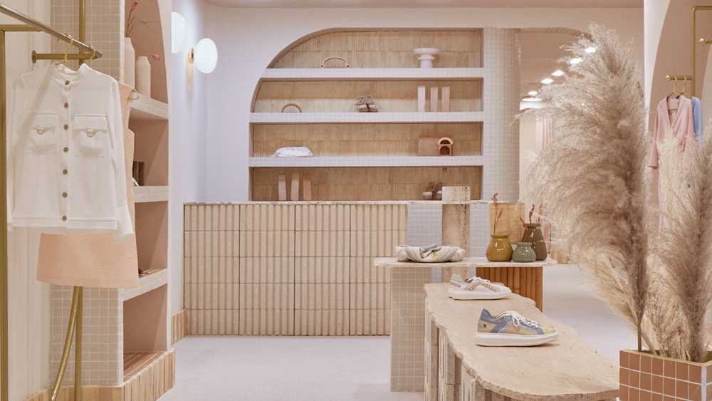 An&Be store in Madrid, where fashion and architecture converse.