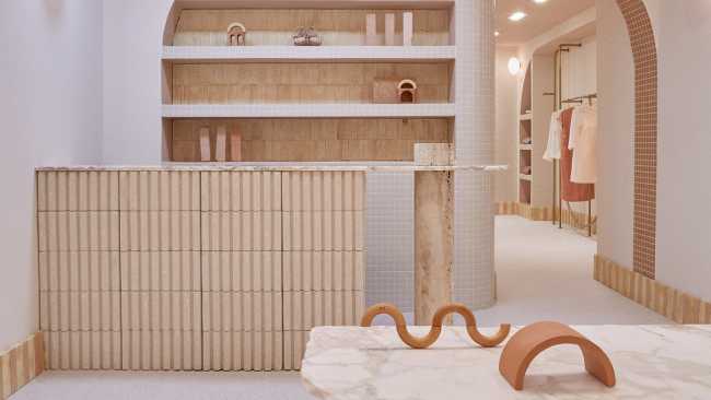 An&Be store in Madrid, where fashion and architecture converse.