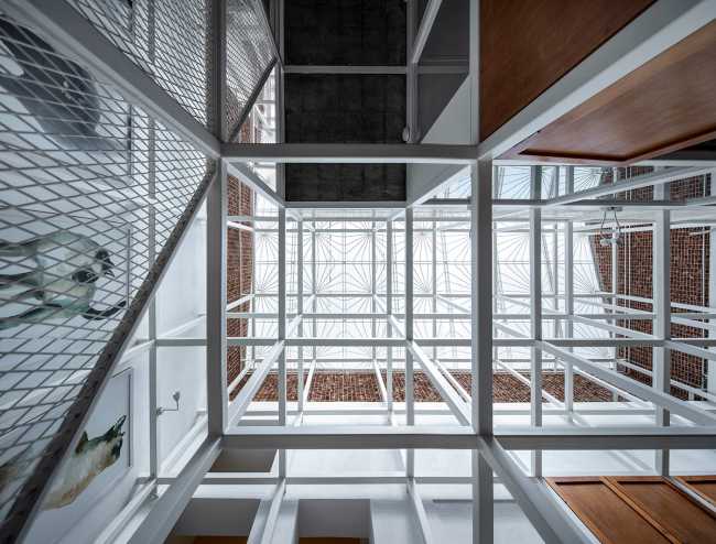 Andamiaje de acero protagonista de la nueva Scaffold House