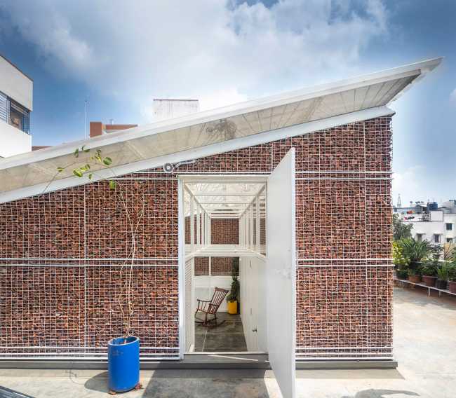 Andamiaje de acero protagonista de la nueva Scaffold House