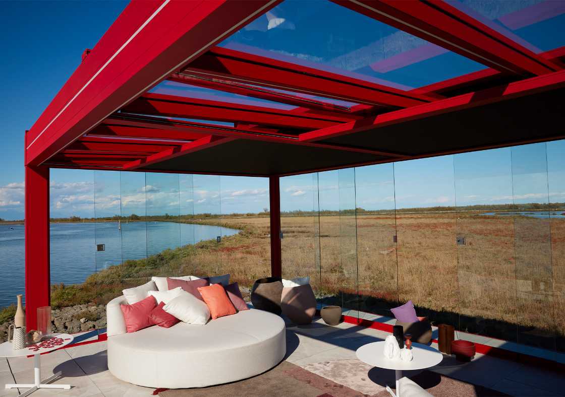 Glass room