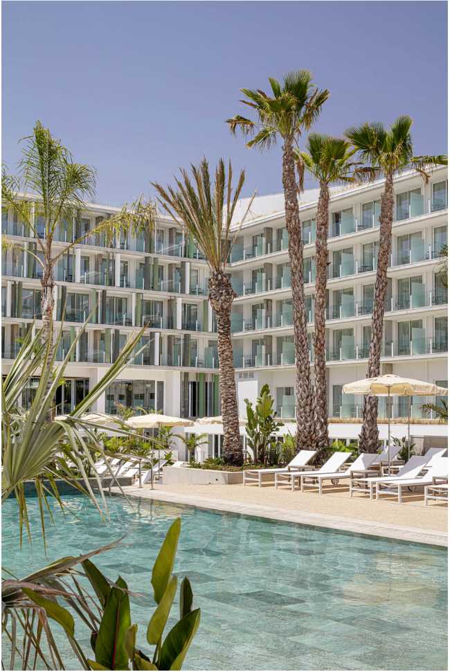 The Architecture of Hotel Atzavara intended as a two-way dialogue both with the viewer and between the elements of the composition