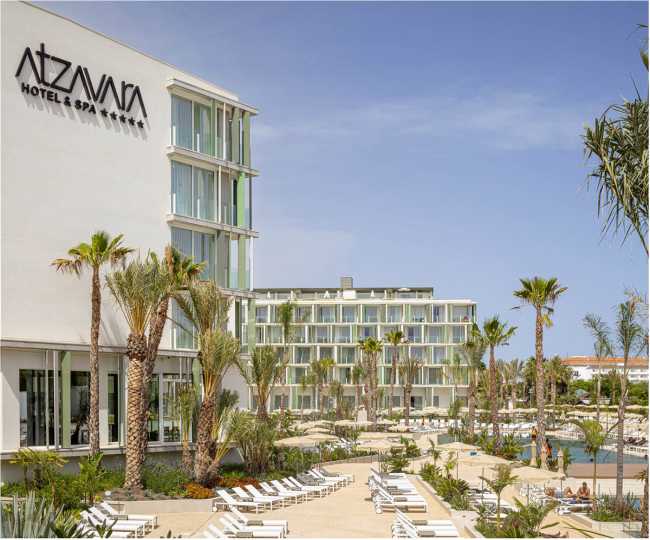 The Architecture of Hotel Atzavara intended as a two-way dialogue both with the viewer and between the elements of the composition