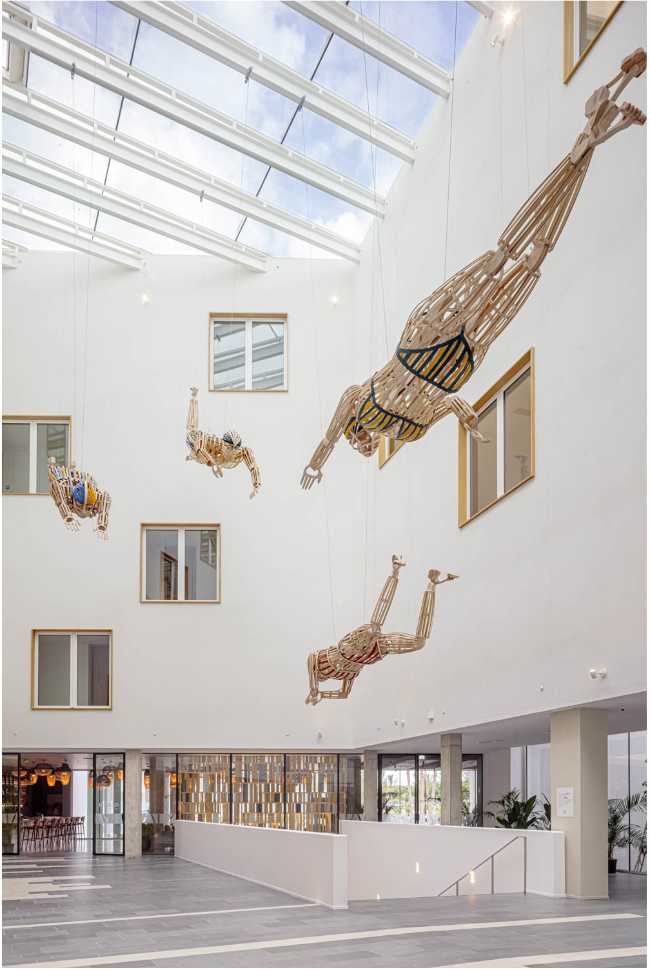 The Architecture of Hotel Atzavara intended as a two-way dialogue both with the viewer and between the elements of the composition