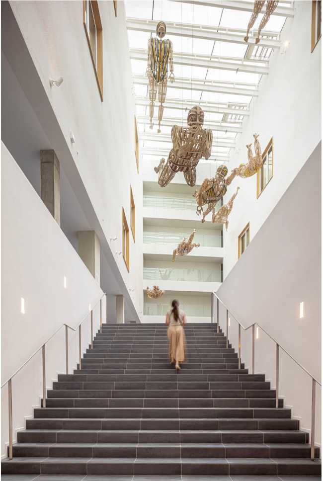 The Architecture of Hotel Atzavara intended as a two-way dialogue both with the viewer and between the elements of the composition