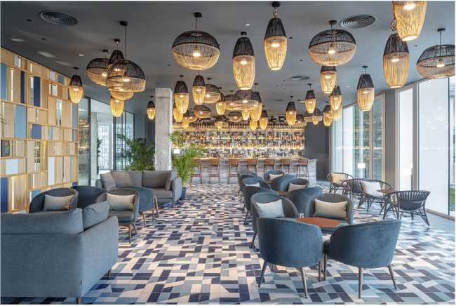 The Architecture of Hotel Atzavara intended as a two-way dialogue both with the viewer and between the elements of the composition