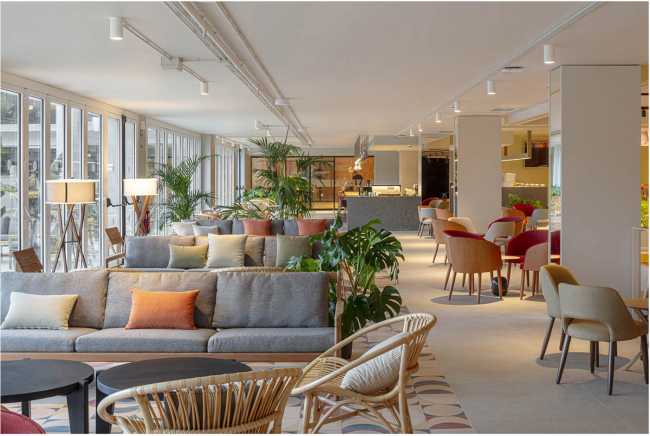 The Architecture of Hotel Atzavara intended as a two-way dialogue both with the viewer and between the elements of the composition