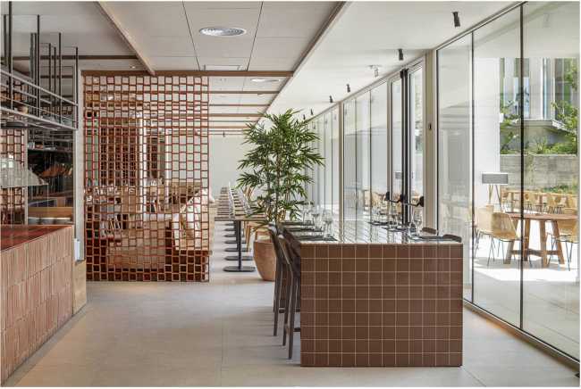 The Architecture of Hotel Atzavara intended as a two-way dialogue both with the viewer and between the elements of the composition