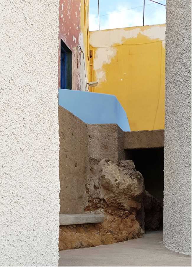 Stella Maris Chapel located among fishermen's self-built houses