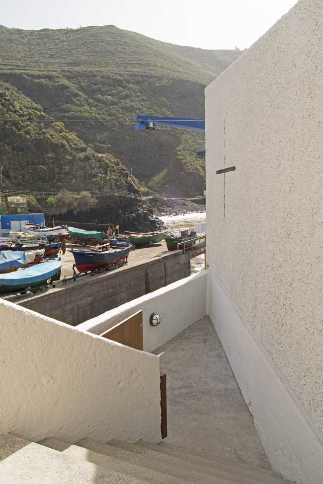 Stella Maris Chapel located among fishermen's self-built houses