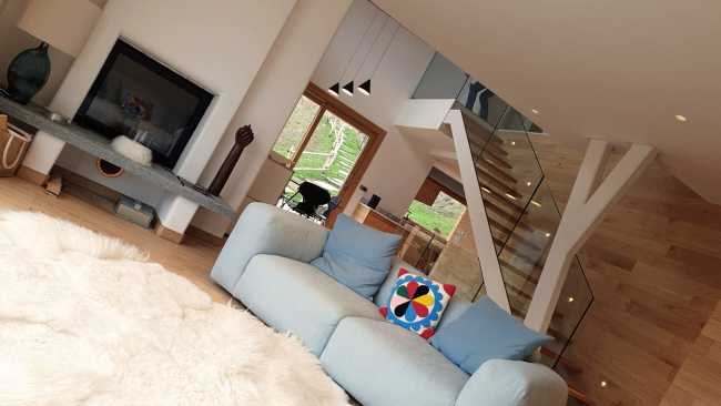 A quest for elegance and passion for an original mountain home model. An alpine villa in Chamois