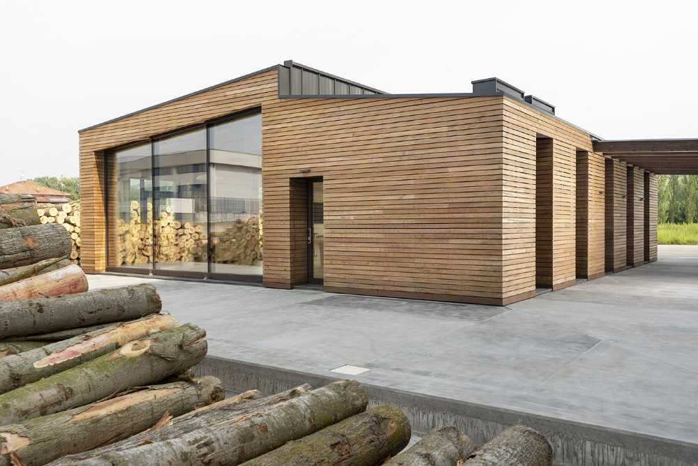 Canale Vigolungo Showroom & Uffici : innovation technologique et architecture durable