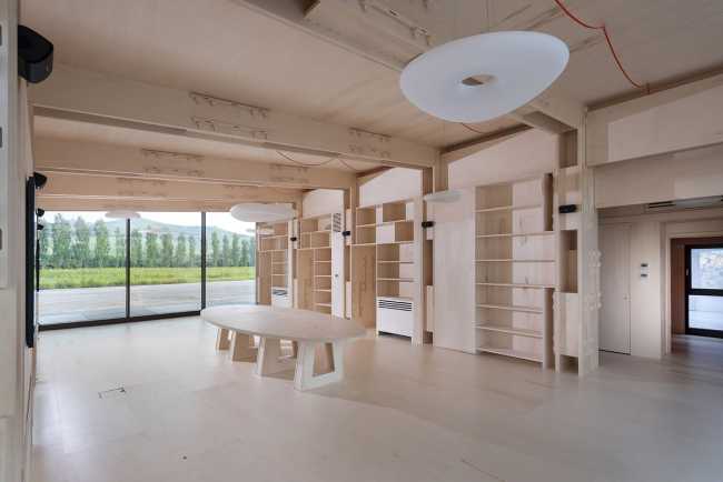 Canale Vigolungo Showroom & Uffici : innovation technologique et architecture durable