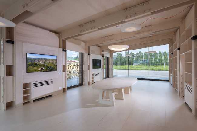 Canale Vigolungo Showroom & Uffici : innovation technologique et architecture durable