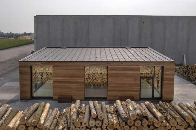 Canale Vigolungo Showroom & Uffici : innovation technologique et architecture durable